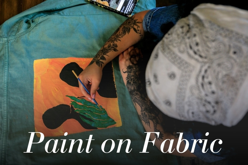 How to paint on fabric permanently