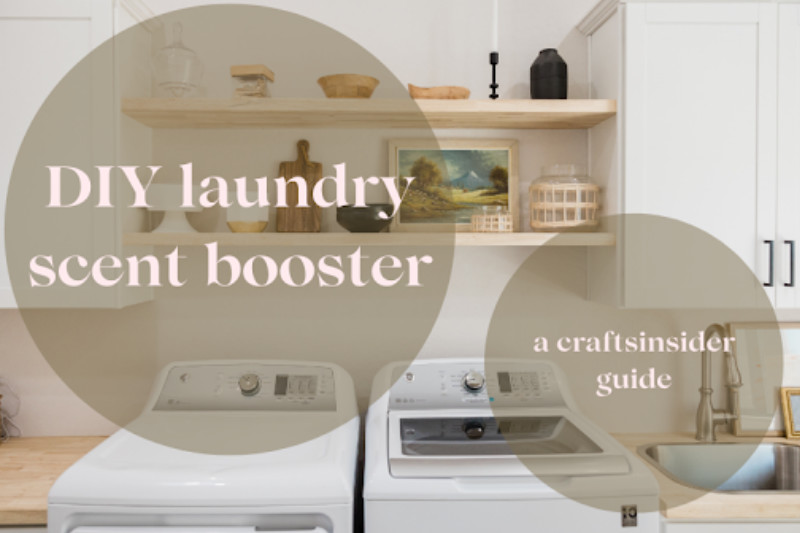 Natural laundry scent booster